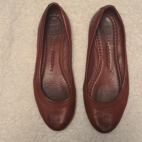 Frye Shoes - Frye ballet flat burgundy size 6.5